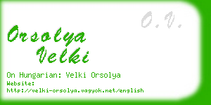 orsolya velki business card